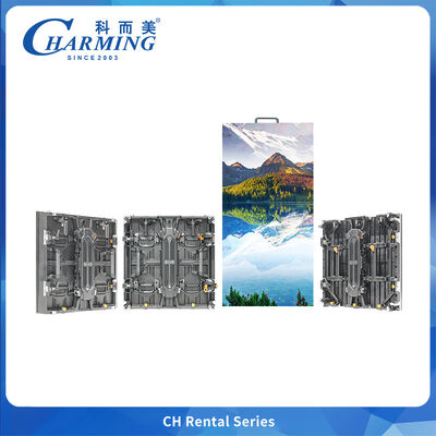 شاشة فيديو LED خارجية IP65 من سلسلة CH مقاس 500x500 مم خفيفة الوزن 7.9 كجم صيانة أمامية/خلفية للإيجار المسرحي