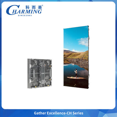 P3.91 حائط فيديو LED خارجي مع معدل تحديث 7680 هرتز IP65 مقاوم للماء و 3500CD / m2 الوضوح للشاشات النابضة بالحياة